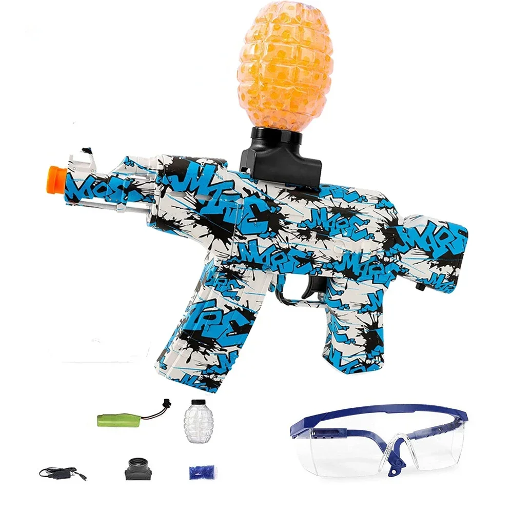 Airsoft elétrico água gel bola blaster arma brinquedos pistola de ar para atividades ao ar livre tiro equipe jogo presentes