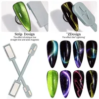 Double-ended Magnet Stick Cat Eye Nail Polish Gel Use Cat's Eye 9D Effect UV Gel Thickened Upgraded Powerful Large Magnet Tool