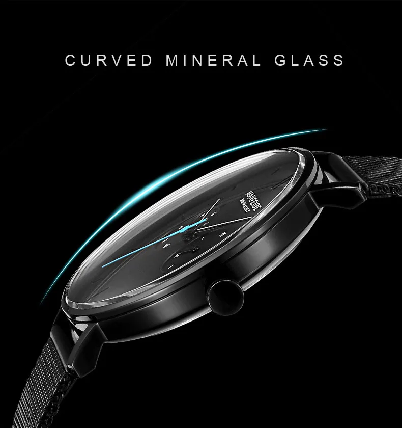 Top marka czarny męski zegarek wodoodporne modne fajne zegarki Pagani Designs kwarcowy analogowy zegarek na rękę dla mężczyzn Relogio Masculino