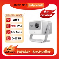 JMGO N1S 4K 1200CVIA Triple Laser Proyector 1600:1 Contrast Projector for Home Theater 3GB+32GB Mini Smart Portable Projector