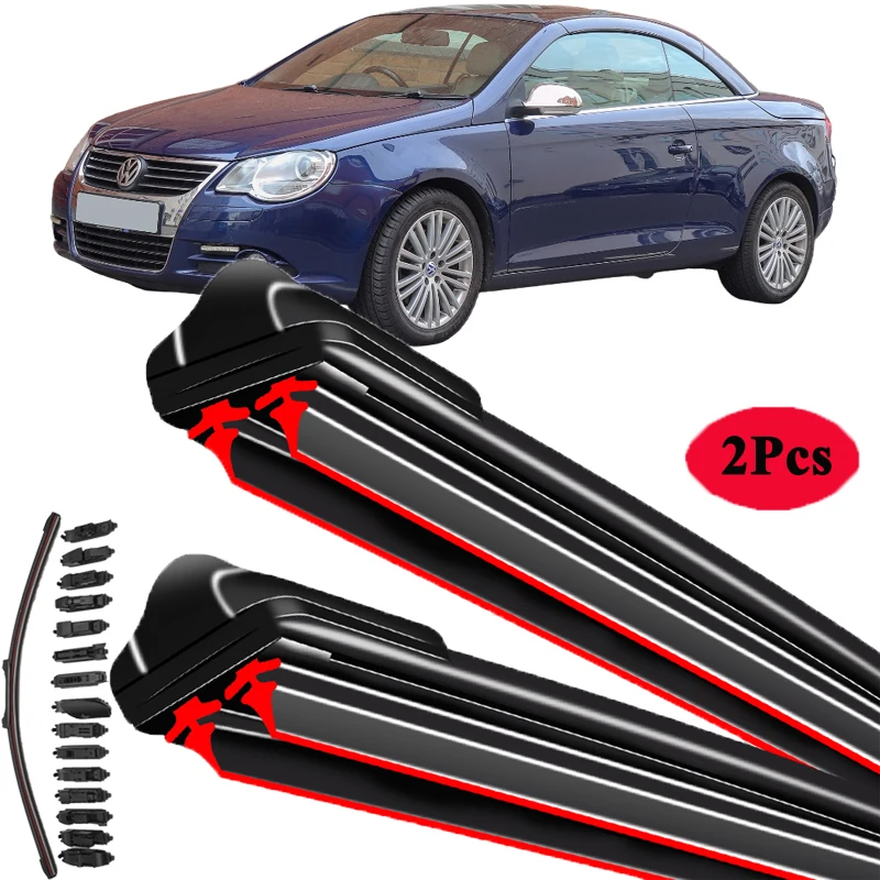 

For Volkswagen VW Eos 2006-2016 Car Windshield Wiper Blade Front Windscreen Washer Accessories Window Cleaning Replacement Parts