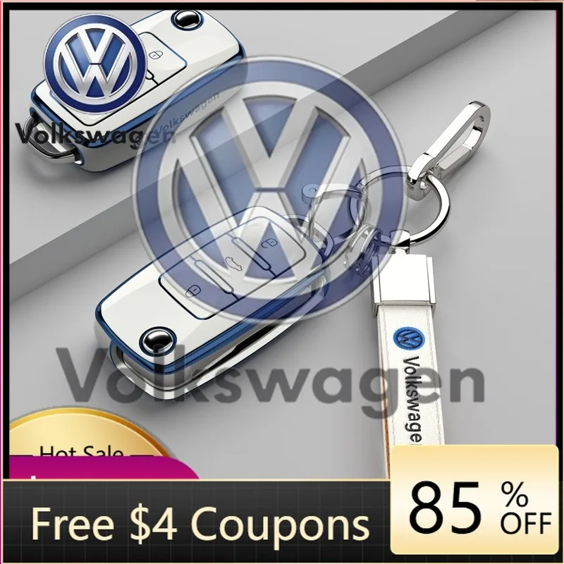 

Car Sticker 2026 Hot Styling Mouldings For VW Volkswagen Jetta MK5 Golf Sporty Style TPU Car Remote Key Cover Case Shell For Vol