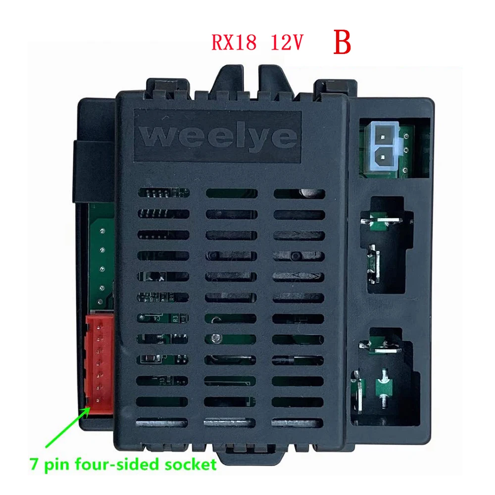 Weelye RX18 penerima 12V dan kontrol jarak jauh TX1 (opsional) dari mobil listrik anak-anak Bluetooth naik bagian pengganti mobil