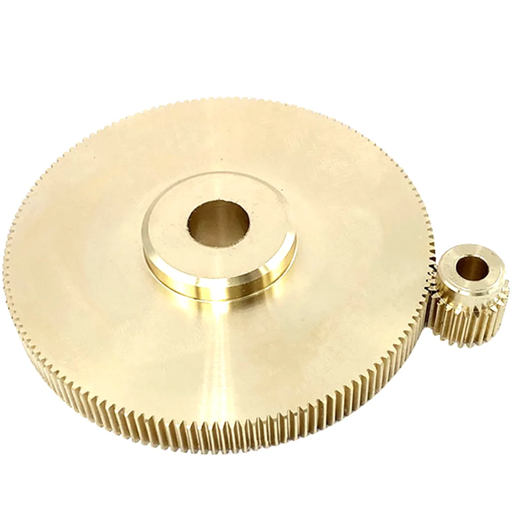 

0.5M 140 150 160 Teeth Step Copper Gear Convex Straight Tooth 8MM Keyway Parts 4/5/6/6.35/7/8/10/12MM Hole