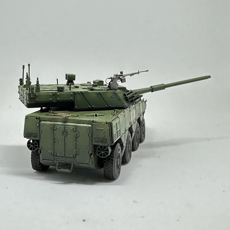 1:72 Scale Resin Chinese 105mm Wheeled Assault Vehicle Wheeled Tank Model Classic Adult Gift Collection Souvenir Static Display