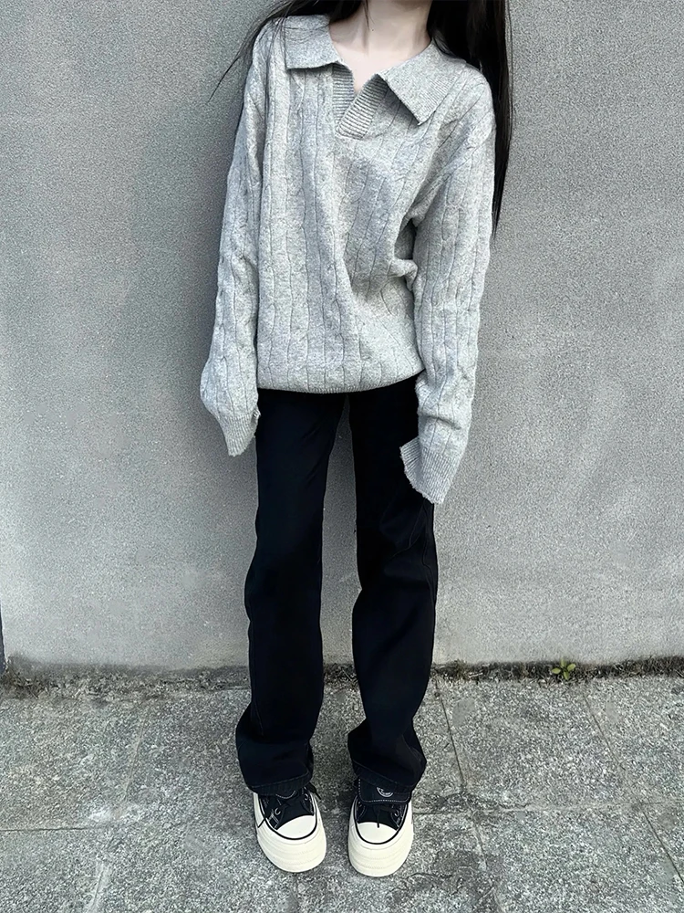 

Cleanfit Bla Knife High Waist Fce Lined Straight Leg Micro Flared Jeans Men's Casual Wear Cotton Polyester Blend