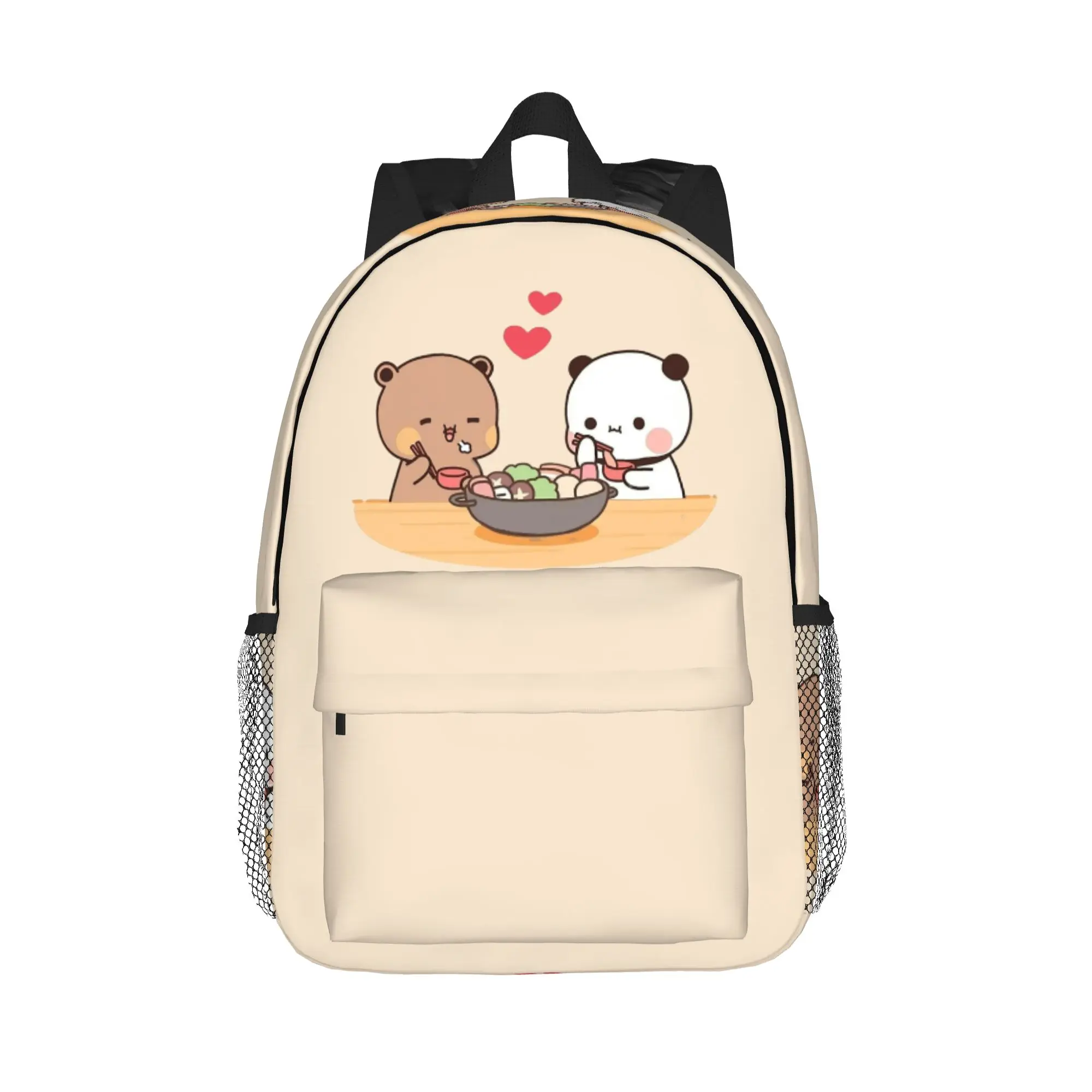 Bubu Dudu Panda Bears Cartoon Backpack Hot Sale Daypack Large Capacity Boys Girls BookBag Shoulder Bags for Men Women School Bag