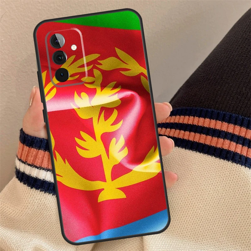 Eritrea Flag Cover For Samsung Galaxy A12 A13 A14 A54 A53 A52 A34 A33 A32 A24 A23 A22 A51 A71 Phone Case