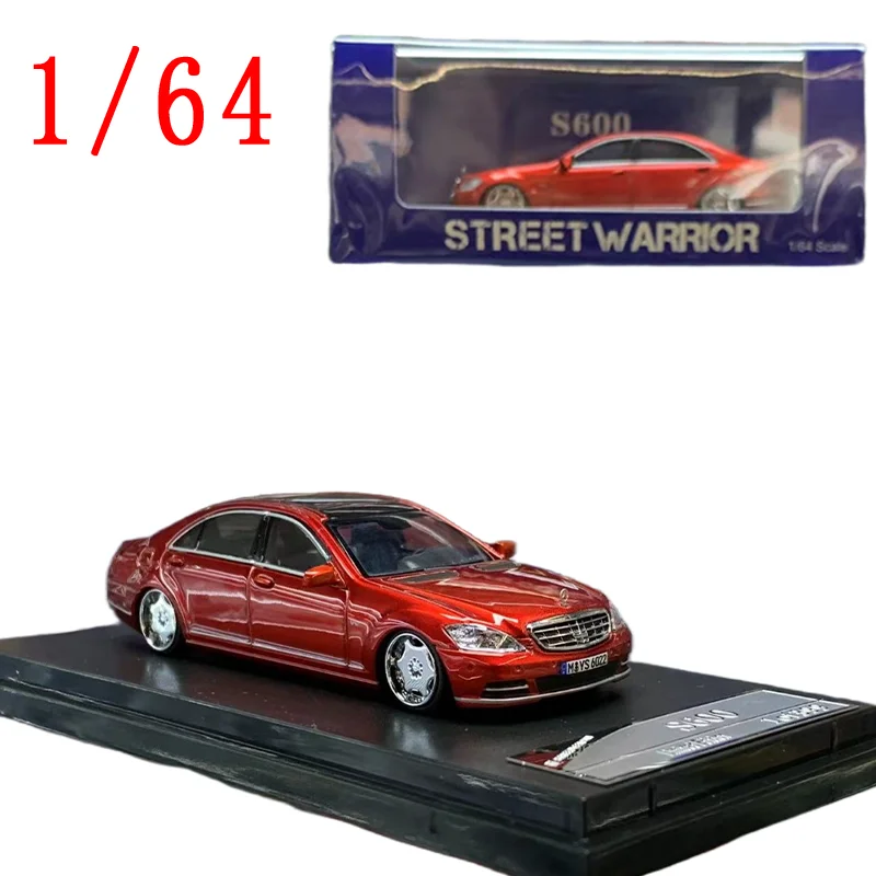 

Diecast 1/64 Size SW Benz S-Class S600L Model Car S-Class S600L Alloy Car Model Collection Display Hobby Original Box