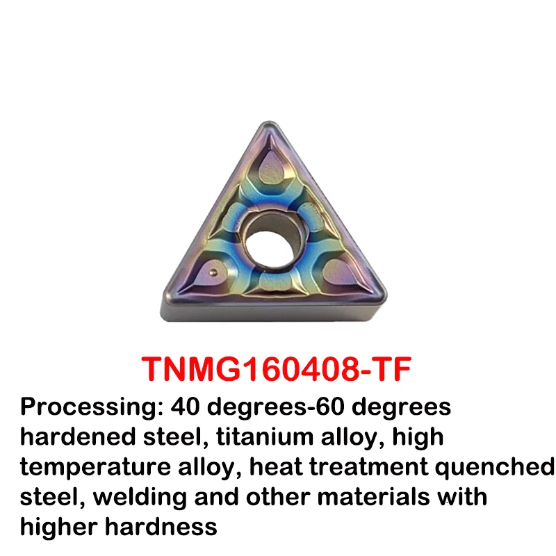

CNC Insert Quenched Steel Heat Treatment Hardened Material Triangular Peach Shaped Outer Circle Turning Hard Cutter Insets