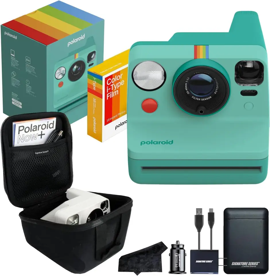 Polaroid Now Generation 3 Instant Camera Bundle