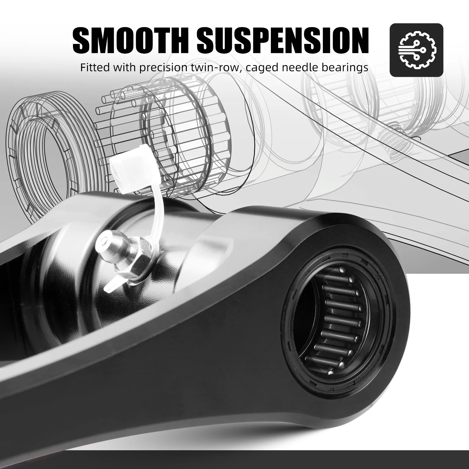 NICECNC untuk Stark Varg MX Stark Varg EX Sepeda Motor Trail Listrik 2024 2025 1 "Tautan Penurun Suspensi Belakang