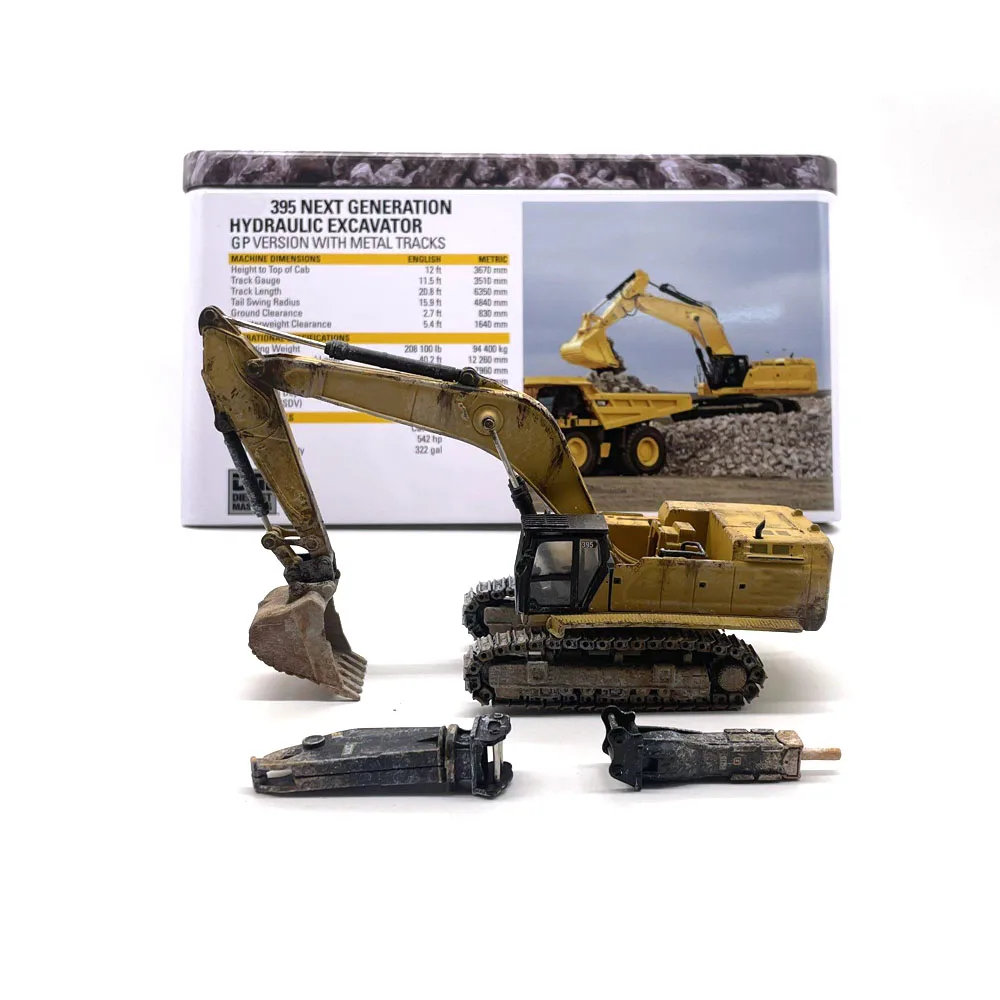 

2 Color! 1/87 "395" Next Generation Hydraulic Excavator General Purpose Version with Metal Tracks Toy Gift DieCast Mastes 85778