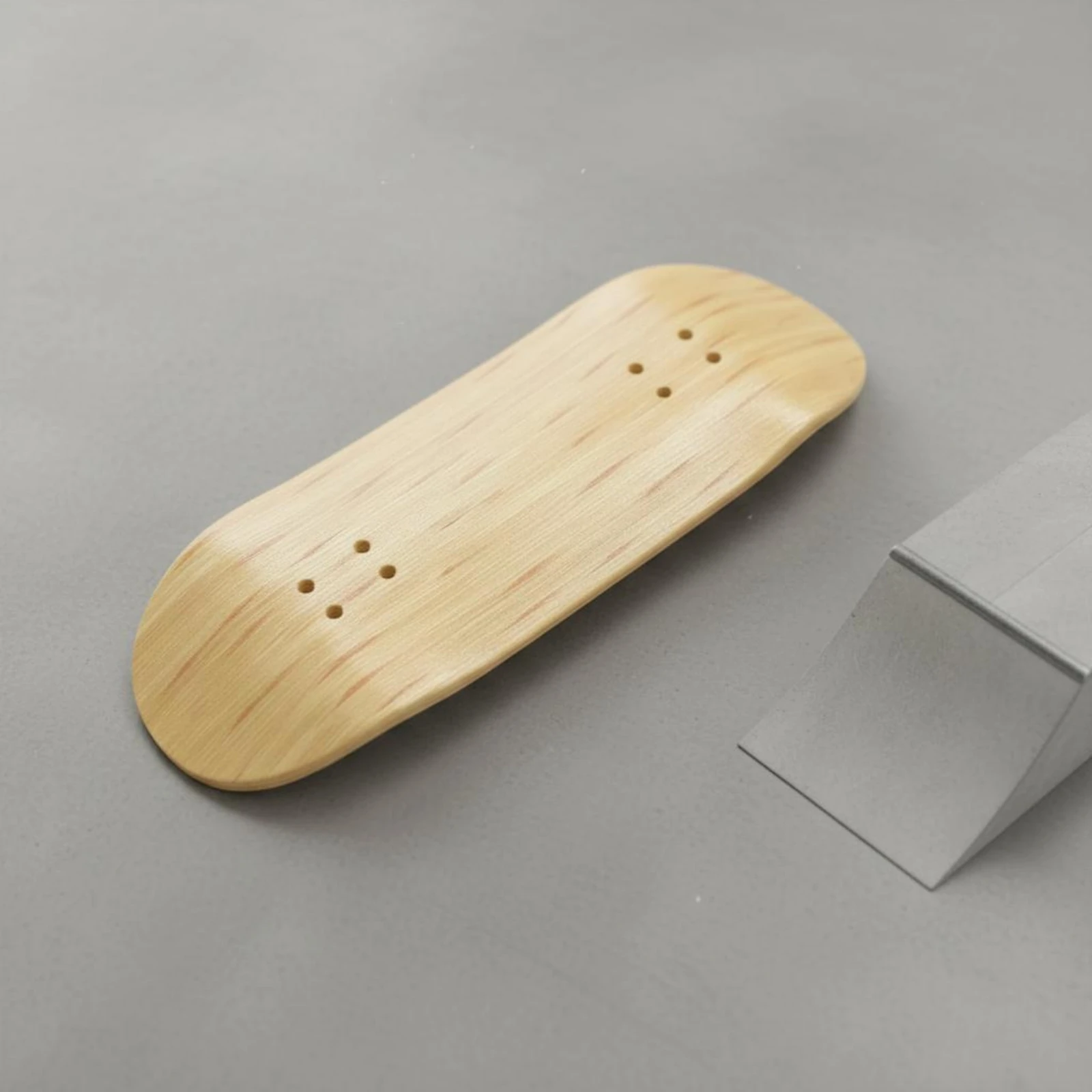 

4 Pieces Double-Sided Fingerboard Deck Professional Grade Maple Fingerboard Deck Wood Finger Skateboard