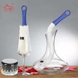 Home Wine Cup Free Curved Cup Brush Multifunctional Soxanter Brush Glass Brush Decanter Clean Beads Cleaning Tools