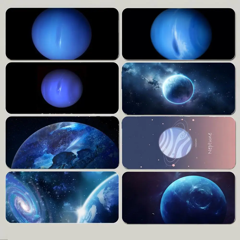 Neptune Mysterious Planet Art Mouse Pad Large Gaming Mousepad with Thick Stitched Edge Non-Slip Desk Mat