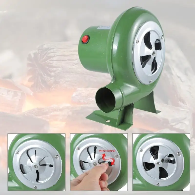 J2FA 30/40/00/00/80W مروحة منفاخ الهواء مع 8.8M كابل المنفاخ المنفاخ مروحة BBQ مع مروحة BBQ 12V مدخن 5500 دورة في الدقيقة
