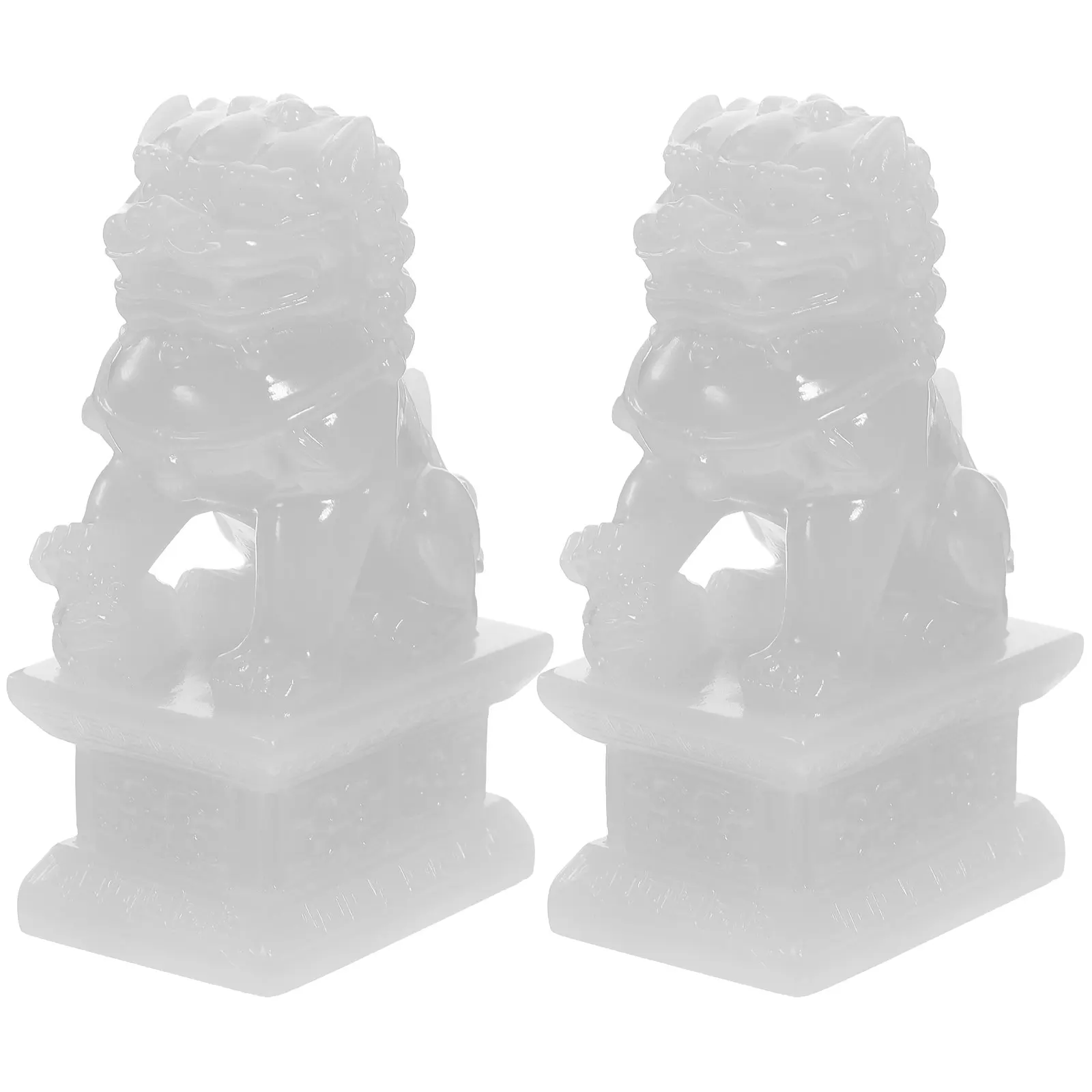

Lion Statue Resin Crafts Delicate Decoration Mini Accessories Home Office Decor Non Fading Use Auspicious Adornment