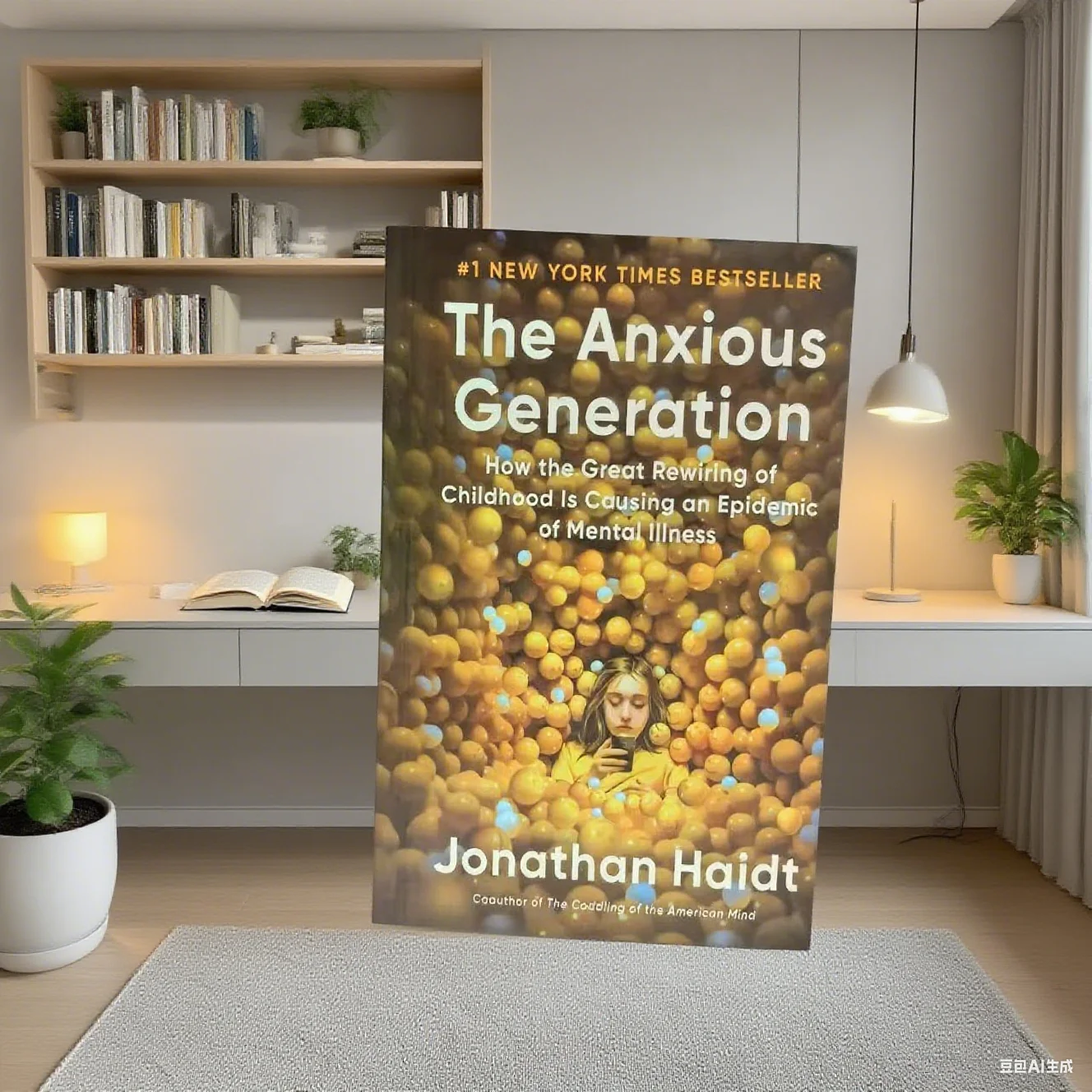 

Bview Art The Anxious Generation: NYT Bestseller on Digital Age Anxiety & Mental Wellness Guide