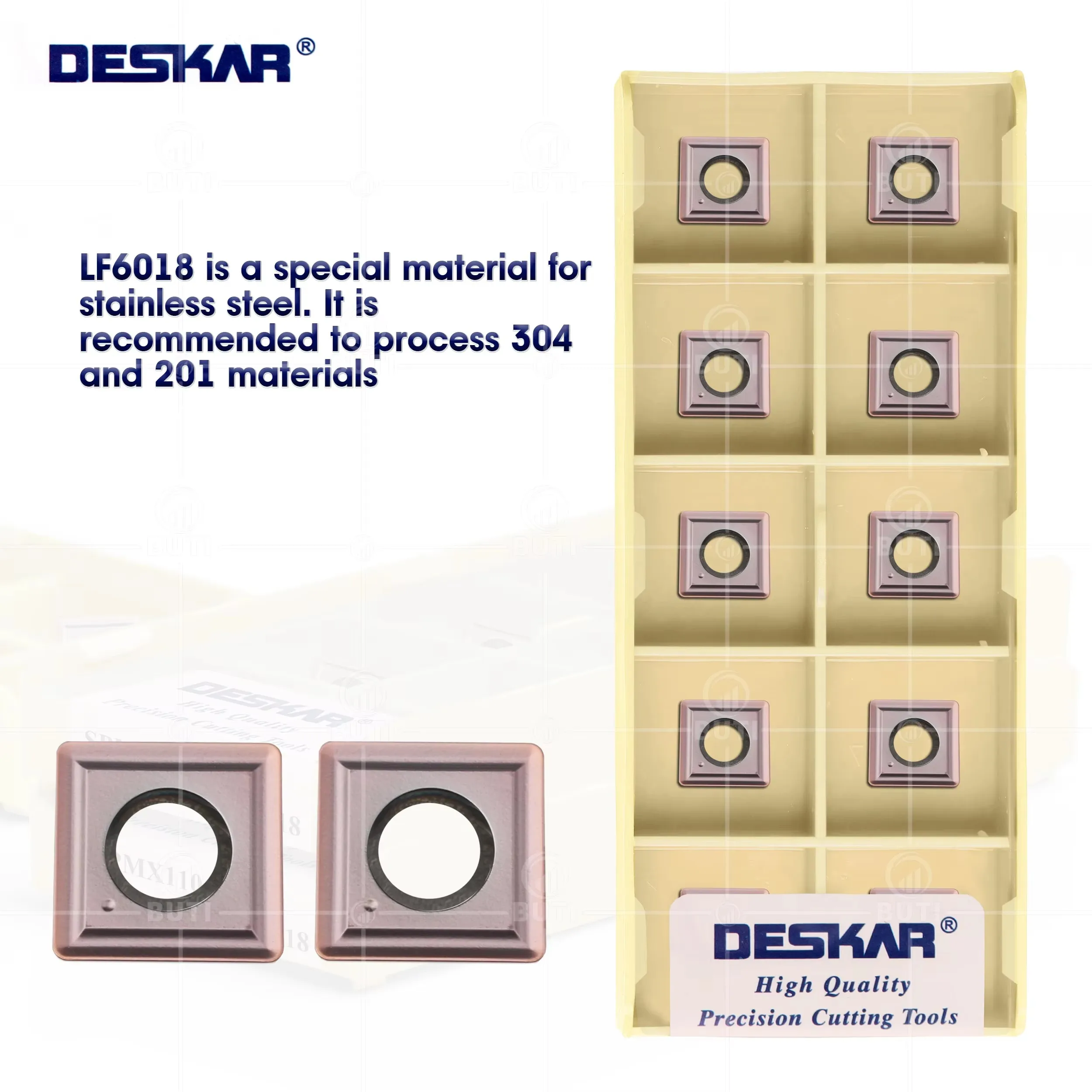 

DESKAR100% оригинальный SPMX060204 SPMX090408 SPMX110408-TG LF6018 токарный станок с ЧПУ, лезвия для снятия фаски, инструмент для обработки нержавеющей стали