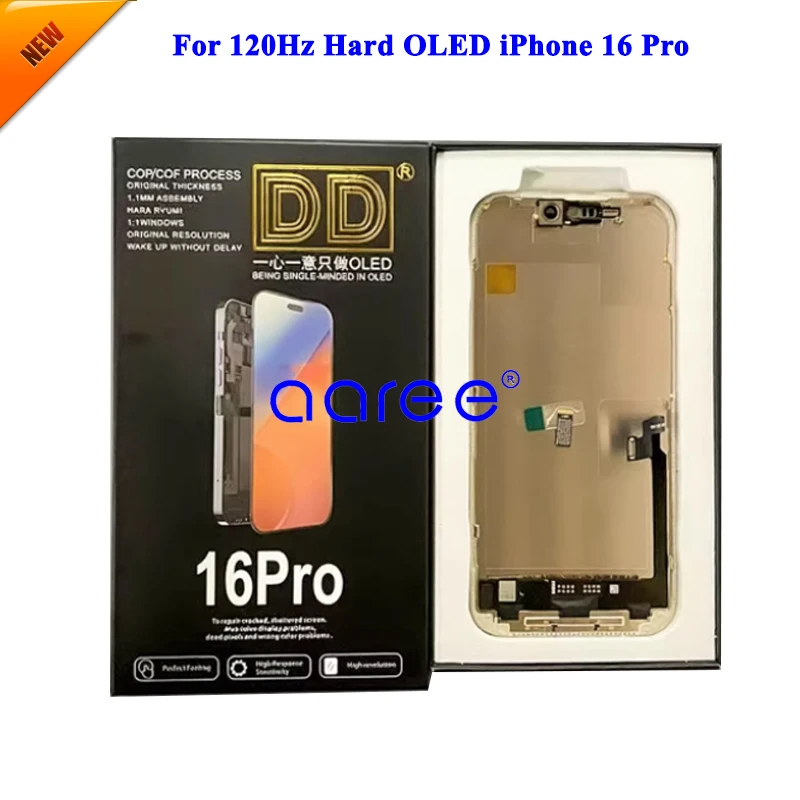 display-lcd-oled-dd-soft-da-120hz-per-iphone-16-pro-schermo-lcd-con-touch-digitizer-per-iphone-16-pro