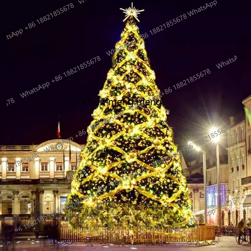 

Christmas tree wreath large framed Christmas tree outdoor giant glowing scene