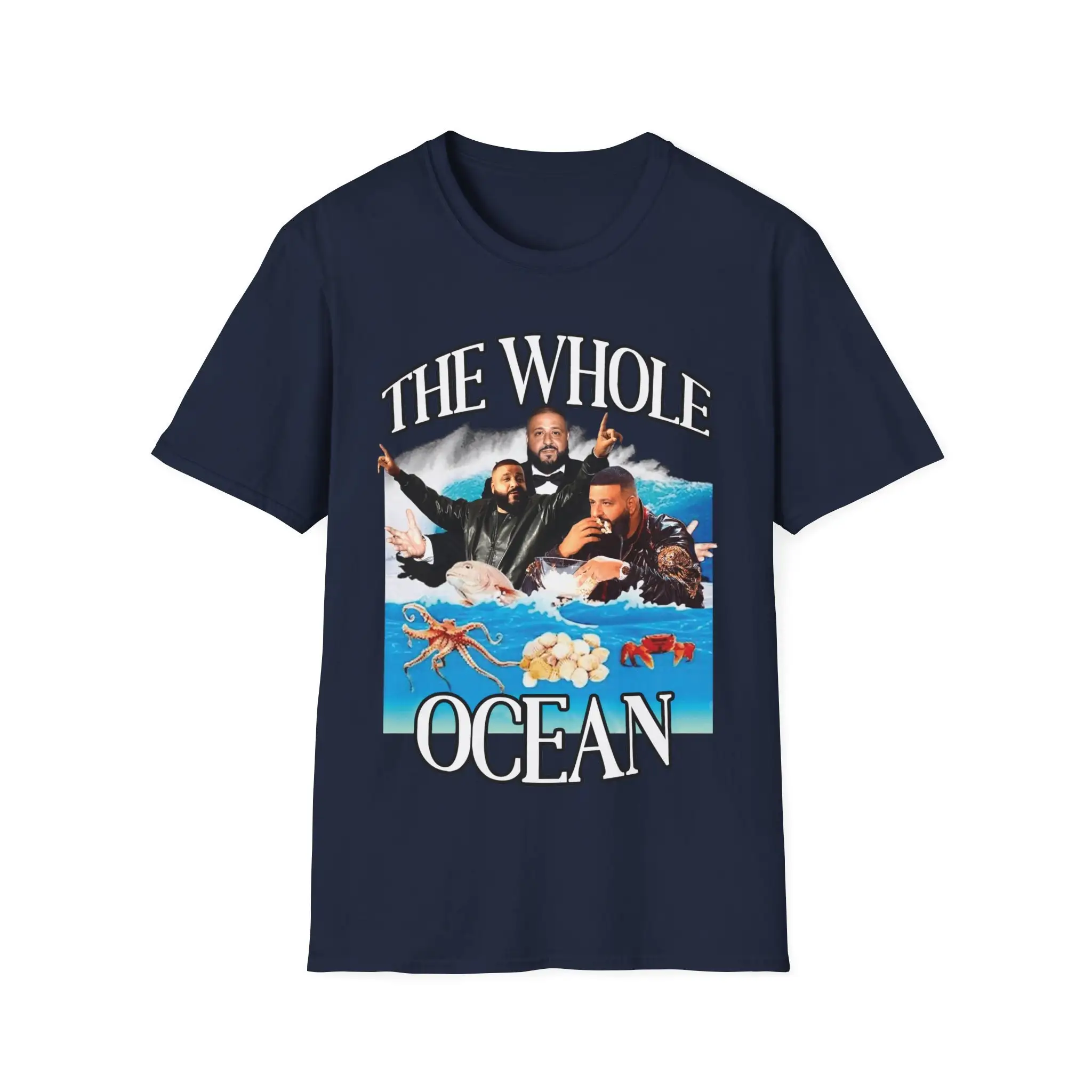 Dj Khaled The Whole Ocean Bring Yacht Out Vintage 90S Rap Hip Hop Funny Meme T Shirt