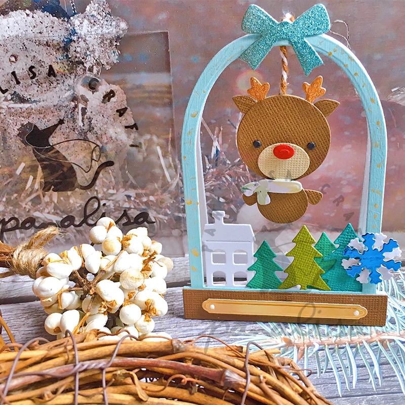 

Panalisacraft Christmas Bell snowball Metal Cutting Dies Stencils DIY Scrapbooking/album Decorative Embossing DIY Paper Cards
