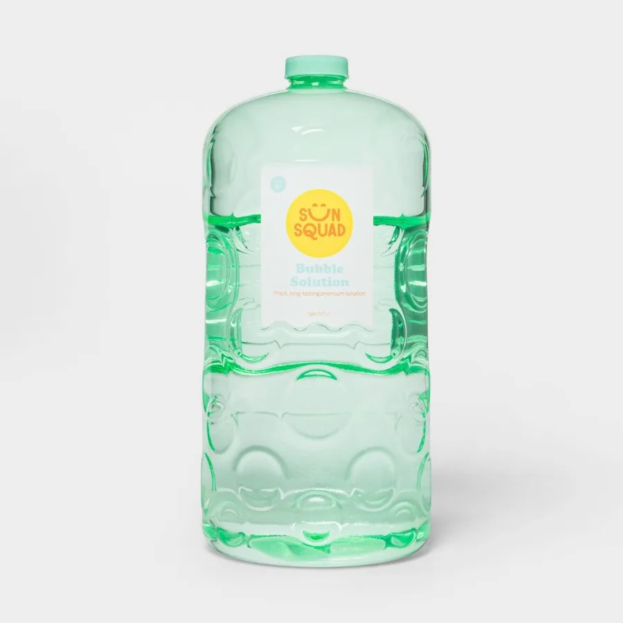 128 fl oz Bubble Solution Refill, Kid‑Safe Bubble Fluid for Bubble Toys, for Ages 3+