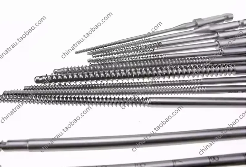 Bone screw medical orthopedic instrument use tapping inner fixation cortical cancellous locking screw Vet PET AO quick coupling