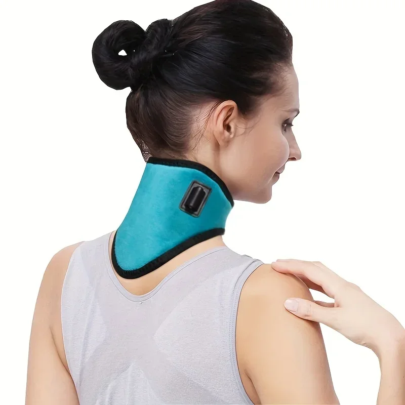 

Fast-Heating Portable Neck Heating Pad for Arm/Leg, Neck Warmer Gifts for Mom Dad, Black/Blue/Rose, Heat Pad for Women Men, Soot