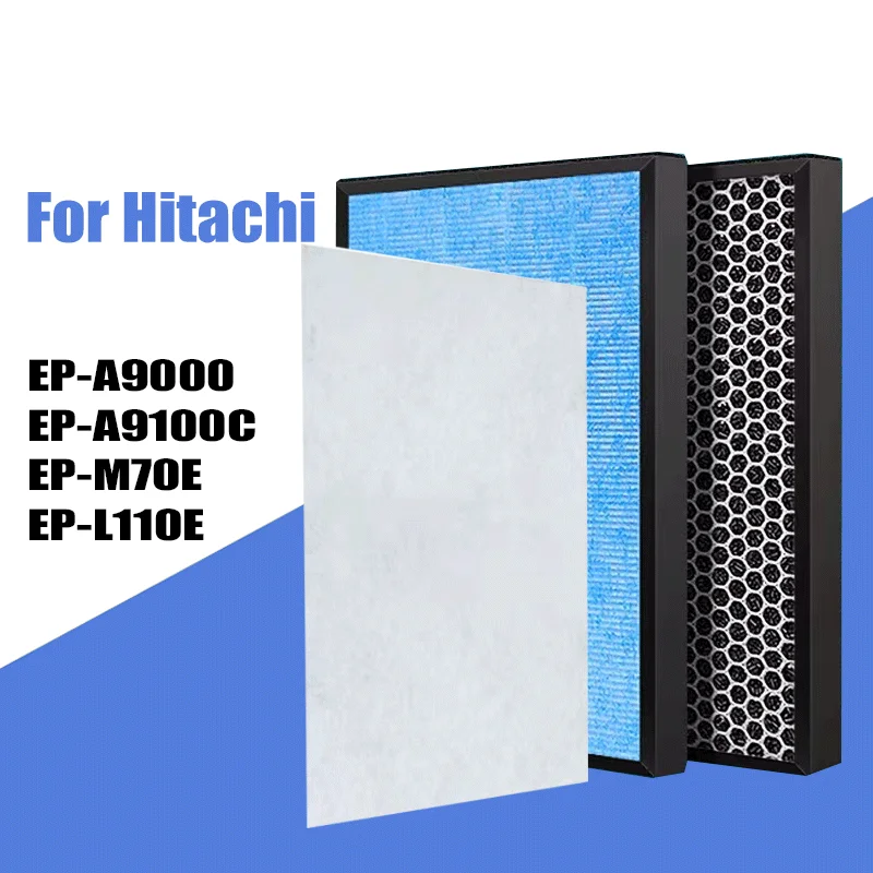 EPF-KVG900H EPF-KVG900D Anti bacterial HEPA Filter Carbon Filter for Hitachi EP-A9000 EP-A9100C EP-M70E EP-L110E