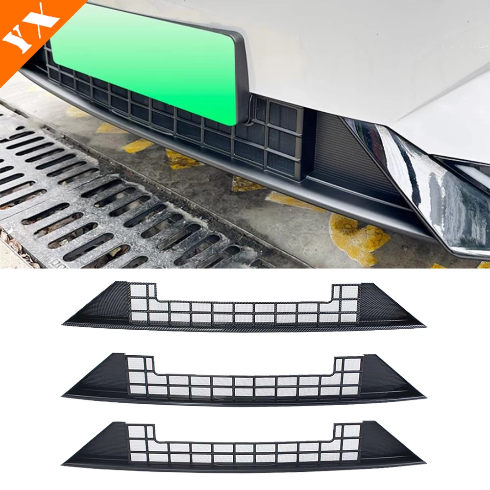 

For GEELY Galaxy E8 2024-2025 Carbon ABS Plastic Car Front Grille Anti-insect Net And Dust-proof Net Decor Exterior Cover