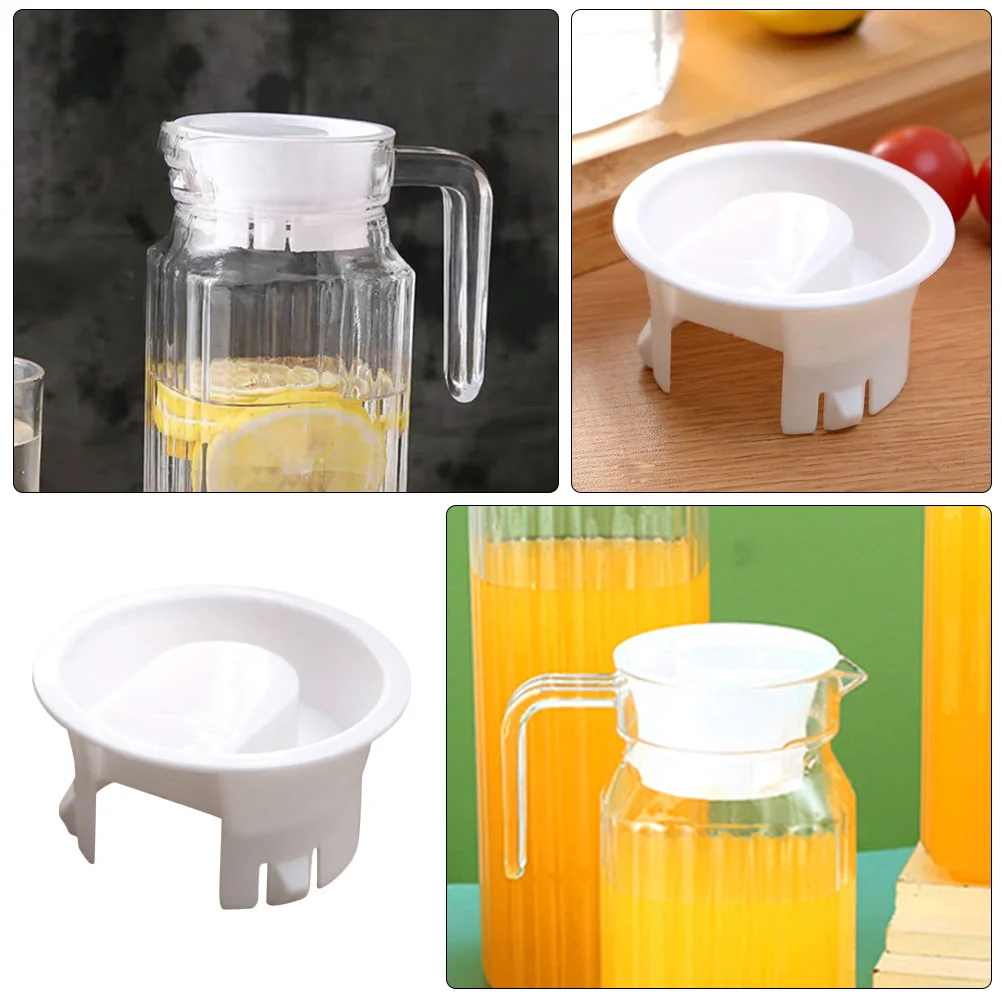 5 Pcs Lid Accessories Water Kettle Airtight Cover Strainer Pitcher Sealing Wear-resistant Jug Plastic Daily Use Glass