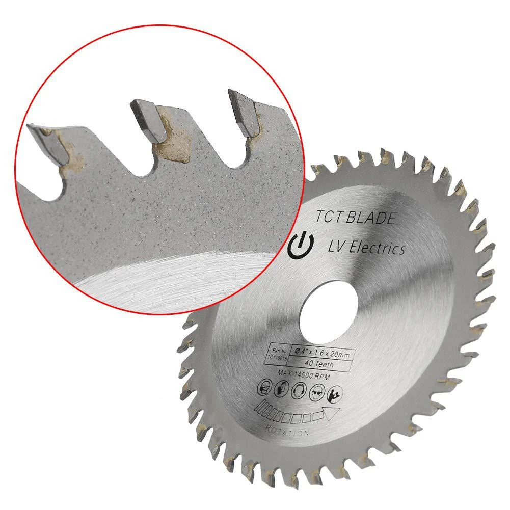 TCT Hard Metal 115mm Diameter 115X10X24T/36T/40T Teeth Circular Saw Blade Wood Saw Blade Small Saw Blade