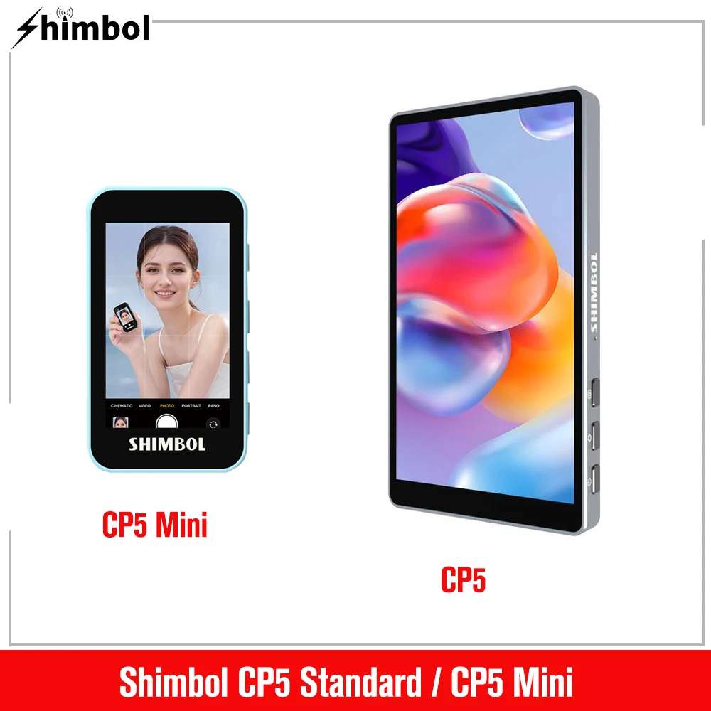 

SHIMBOL CP5 CP5 Mini Phone Selfie Monitor for iPhone Selfie Vlog Live Stream TikTok Compatible with iPhone Android