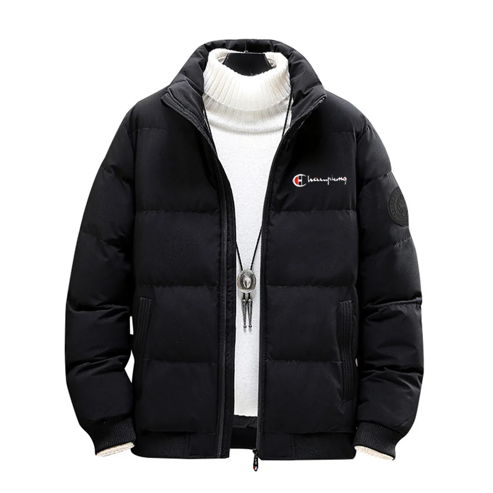 Men's new style tiger-head collar cotton coat for winter, thick and warm, trendy brand, Korean style cotton jacket