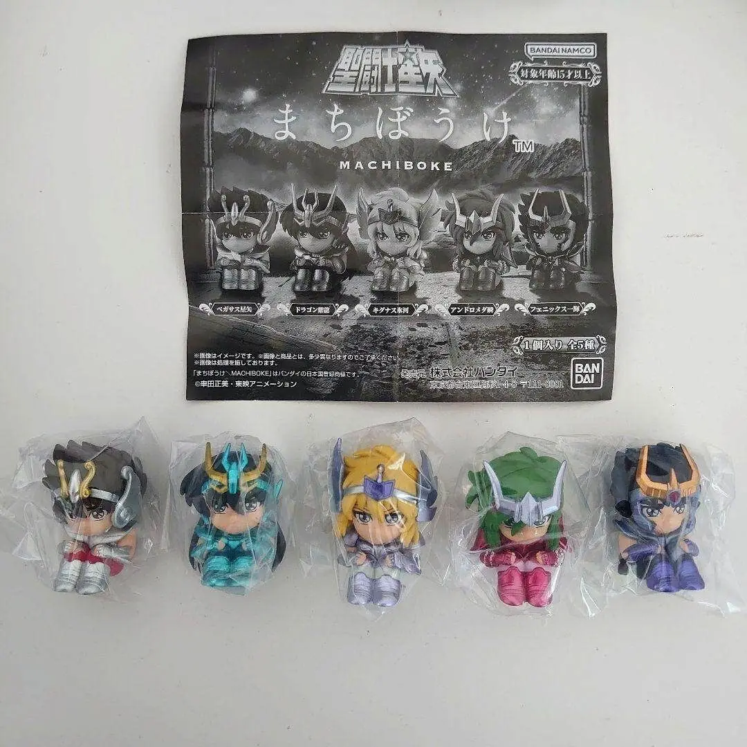 

В наличии: Новые оригинальные коллекционные фигурки Bandai Saint Seiya, 5 шт., серия Gashapon, в позе сидя (Хёга, Ширю, Икки, Шун), аниме-фигурки