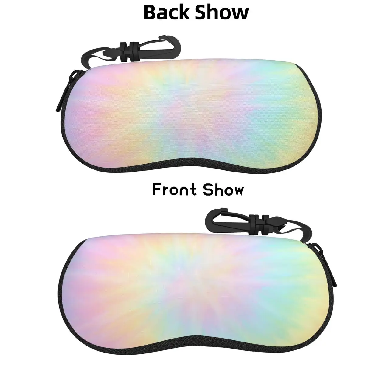 

Пастельные обои Tie Dye, чехол для очков, защитная коробка для солнцезащитных очков, женская и мужская мягкая сумка для очков, сумка