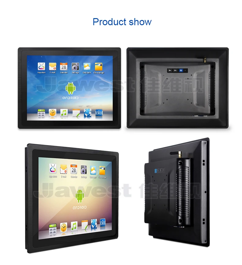 12 Inch OEM ODM Customized J1900 J4125 I3 I5 I7 Quad Core X86 Fanless Industrial Panel PC Touch Panel Computer Embedded