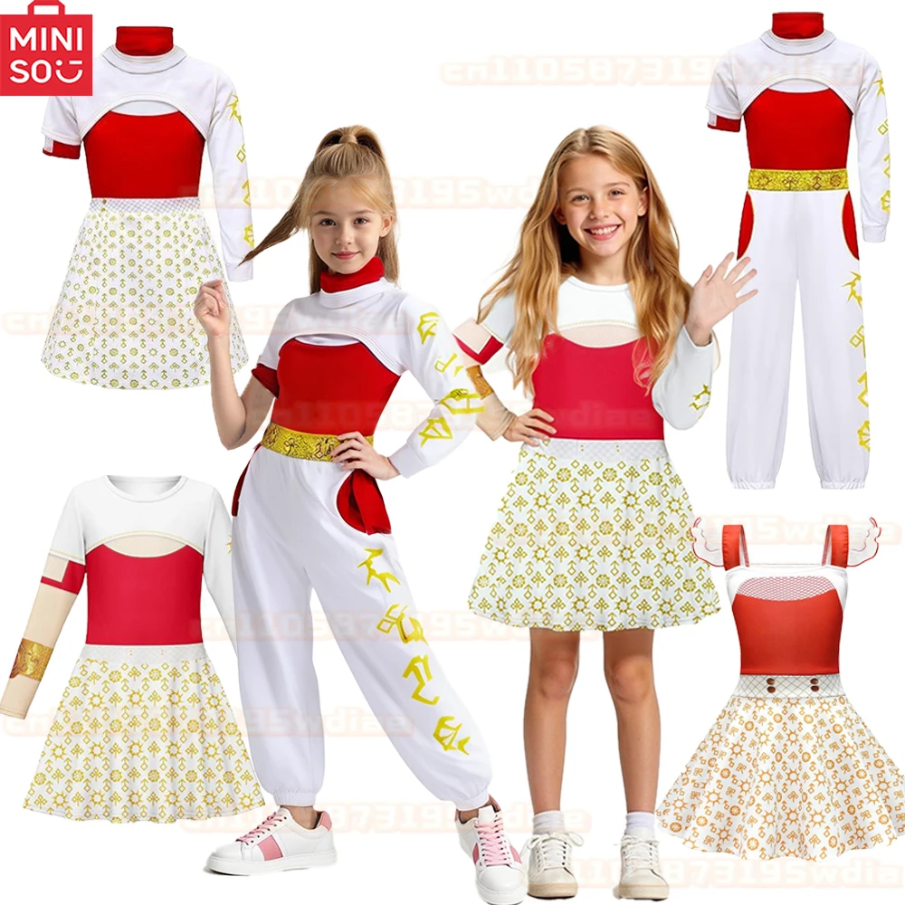 

Zombie Addison Cosplay Cheerleader Uniform Costumes Nova Dresses Halloween Movie Christmas School Student Long Sleeve Tops Pants