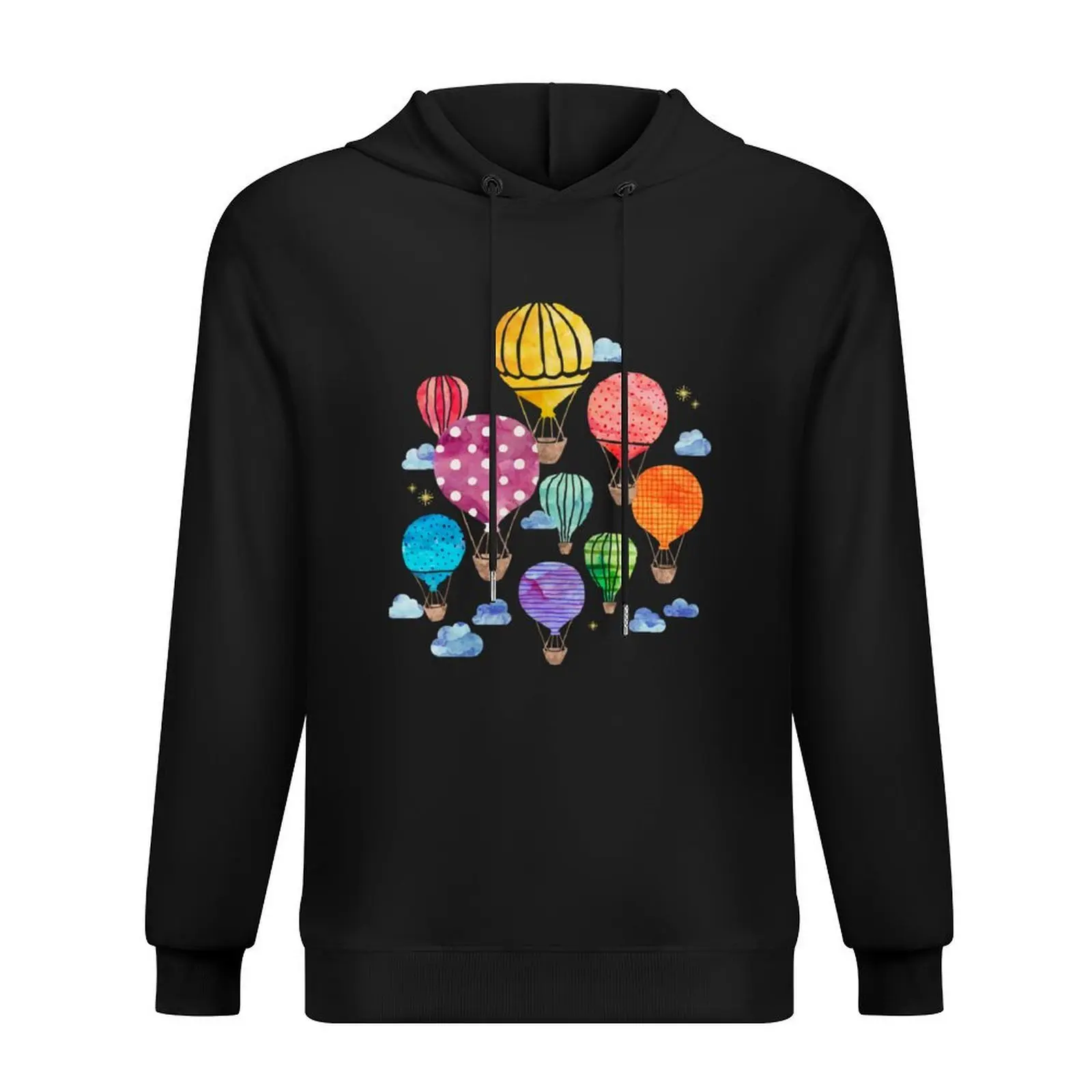 

Hot Air Balloon Night Hoodie anime clothing winter clothes fashion men mens designer clothes hoodie oversize