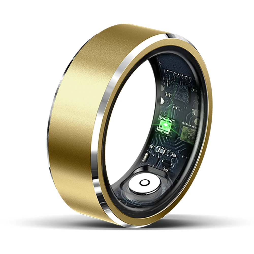 R5 Smart Rings 5ATM Waterproof Motion Sensing Game Gesture Photograph  Health Monitoring Aluminum Alloy with Charging Case