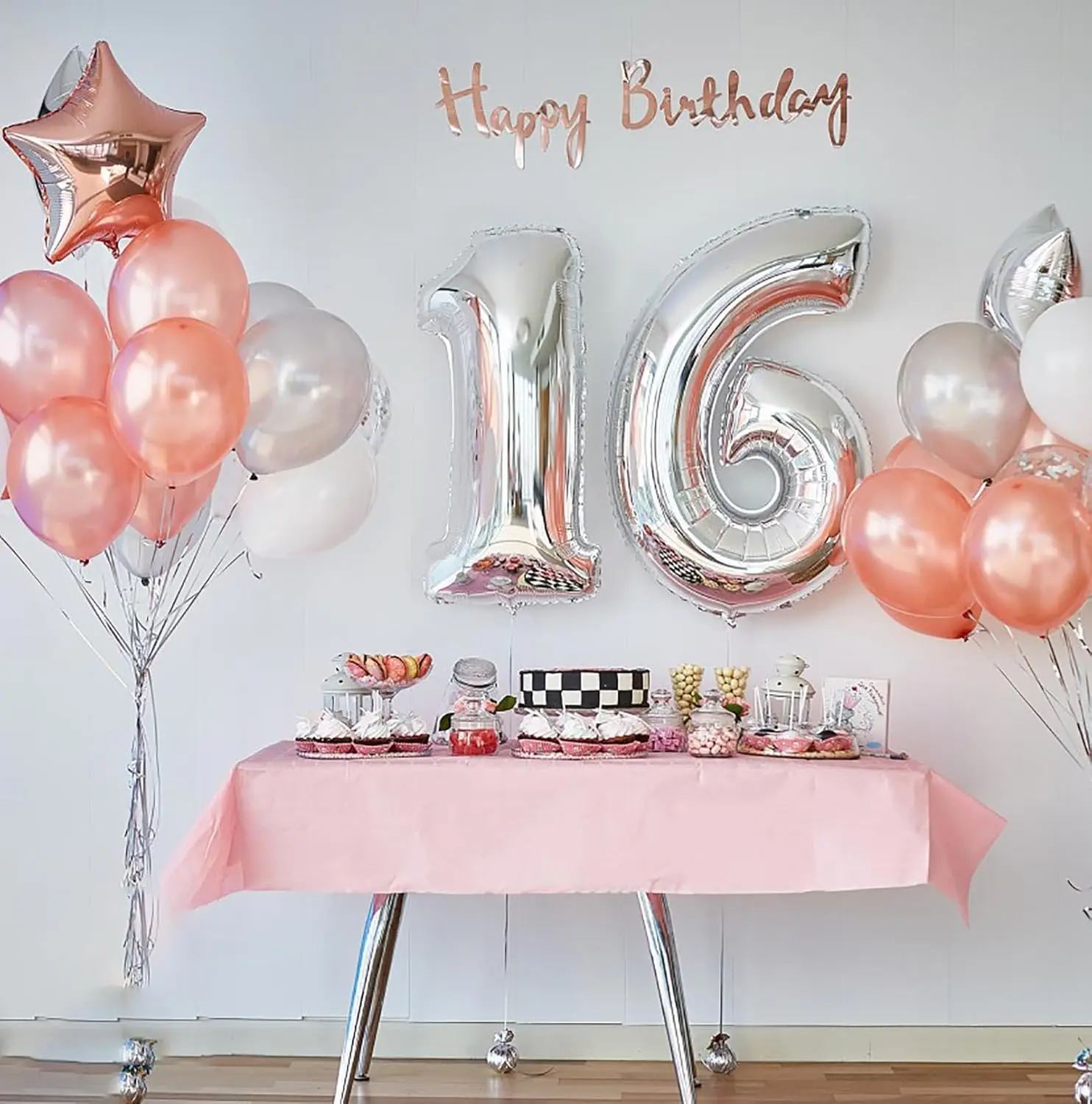 10 Stück Stern-Folienballons, 45,7 cm, Mattgold, cremefarben, Sternform, Folien-Mylar-Luftballons, Geburtstag, Hochzeit, Abschlussfeier, Weihnachten, Helium, Globos – Detail 6