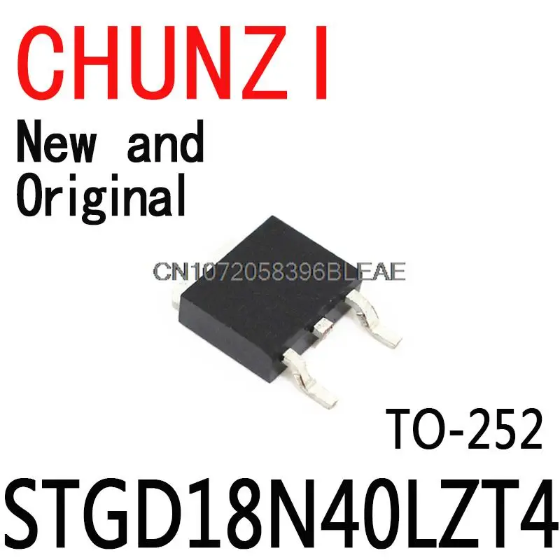 10PCS New and Original TO252 GD18N40LZ IGBT STGD18N40LZ TO-252 STGD18N40LZT4 