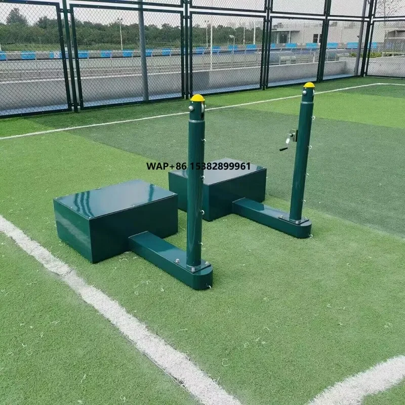 Factory High Quality Sports Volleyball Badminton Tennis Equipments Portable Volleyball Pole Aluminium Material for Sale