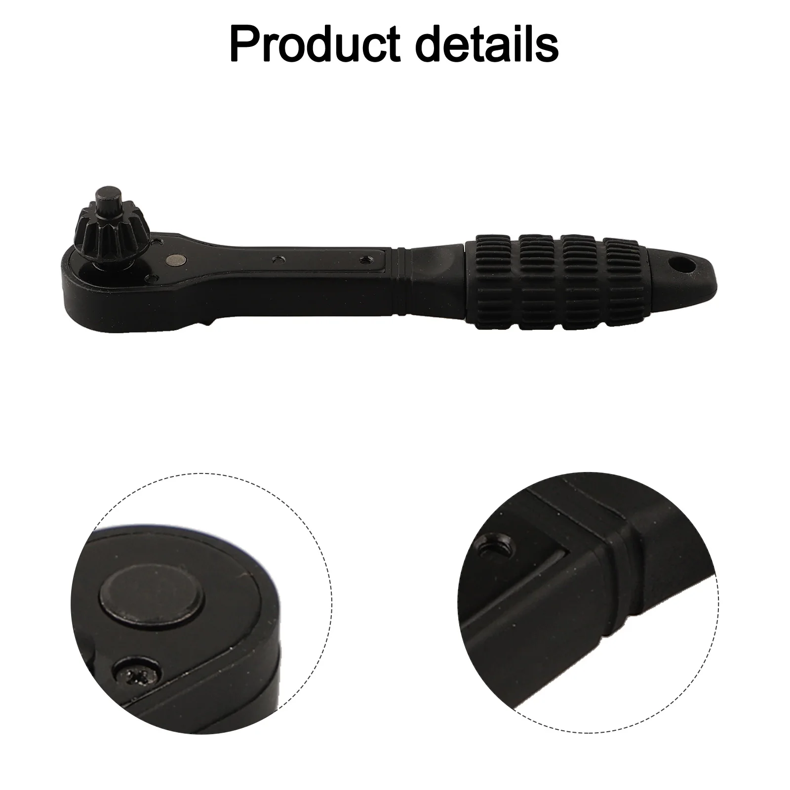 

Magnetic Handle Wrench Interchangeable Head Wrench DIY Projects 3-16mm Compatible Chucks Iron Nylon Construction