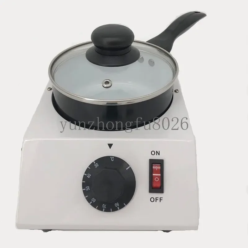 40W Mini Electric Chocolate Melting Machine Single Pot Ceramic Non-Stick Pot Tempering Cylinder Melter Pan 220V