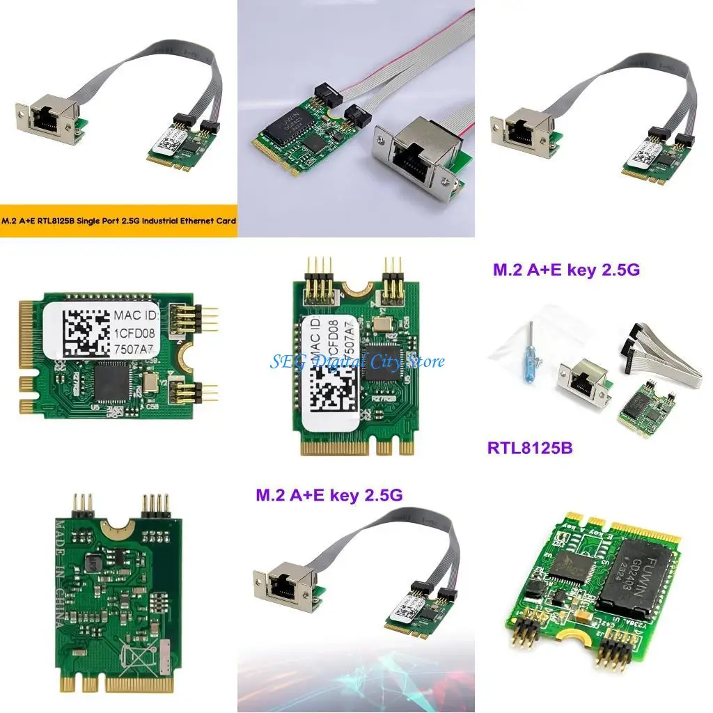 

U75B RTL8125B ServerNetworking Card Mini PCIE NetworkAdapter 2.5Gigabit Ethernet