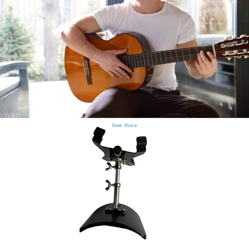 

11UE Guitar Leg Rest Stand, Guitar Support Stand Foot Stool Support Bracket Footrest
